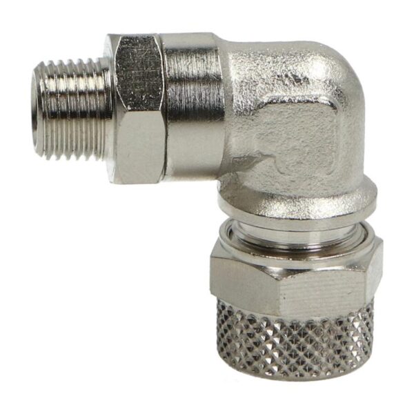 Kolanko pneumatyczne Skręcane 10 mm x 8 mm - gwint 1/8 cala