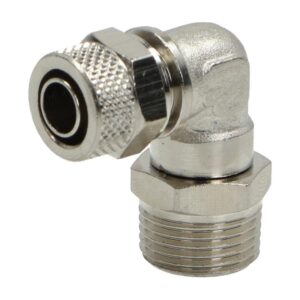 Kolanko pneumatyczne Skręcane 10 mm x 8 mm - gwint 3/8 mm Kolanko pneumatyczne Skręcane 10 mm x 8 mm - gwint 3/8 mm