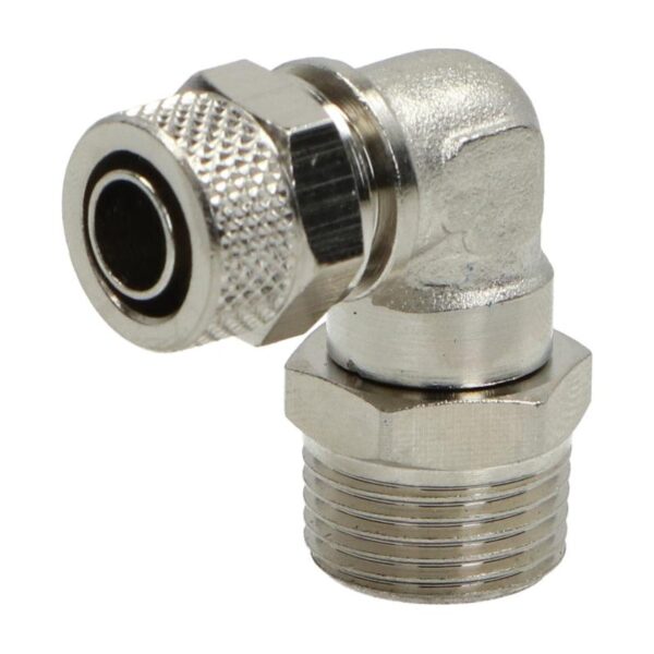 Kolanko pneumatyczne Skręcane 10 mm x 8 mm - gwint 3/8 mm