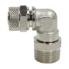 Kolanko pneumatyczne Skręcane 10 mm x 8 mm - gwint 3/8 mm - obrazek 3