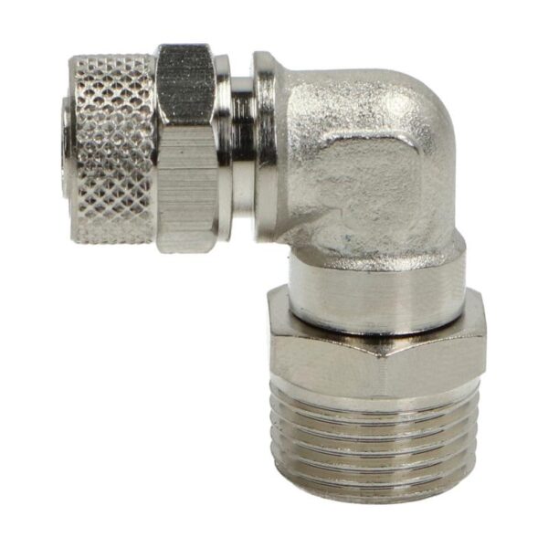Kolanko pneumatyczne Skręcane 10 mm x 8 mm - gwint 3/8 mm