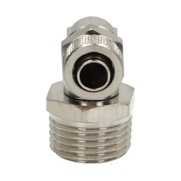 Kolanko pneumatyczne Skręcane 10 mm x 8 mm - gwint 1/2 cala