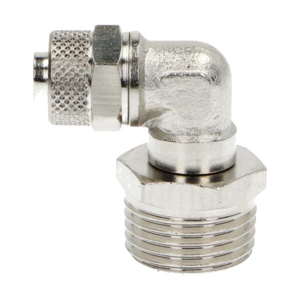 Kolanko pneumatyczne Skręcane 10 mm x 8 mm - gwint 1/2 cala