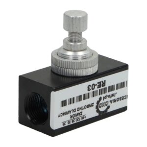Dławik zawór precyzyjny 3/8 cala regulator przepływu RE03 - jednostronny Dławik zawór precyzyjny 3/8 cala regulator przepływu RE03 - jednostronny