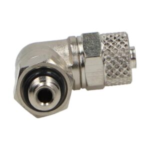 Złączka, kolanko pneumatyczne skręcane 6 x 4 - M6 Złączka, kolanko pneumatyczne skręcane 6 x 4 - M6