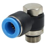 Złączka pneumatyczna kątowa 10mm 1/4"