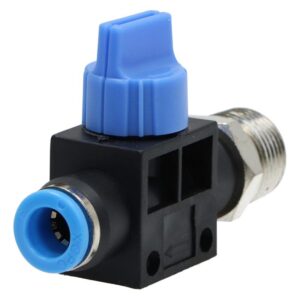 Zawór pneumatyczny odcinający z gwintem 08-3/8" na wąż 8 mm Zawór pneumatyczny odcinający z gwintem 08-3/8" na wąż 8 mm