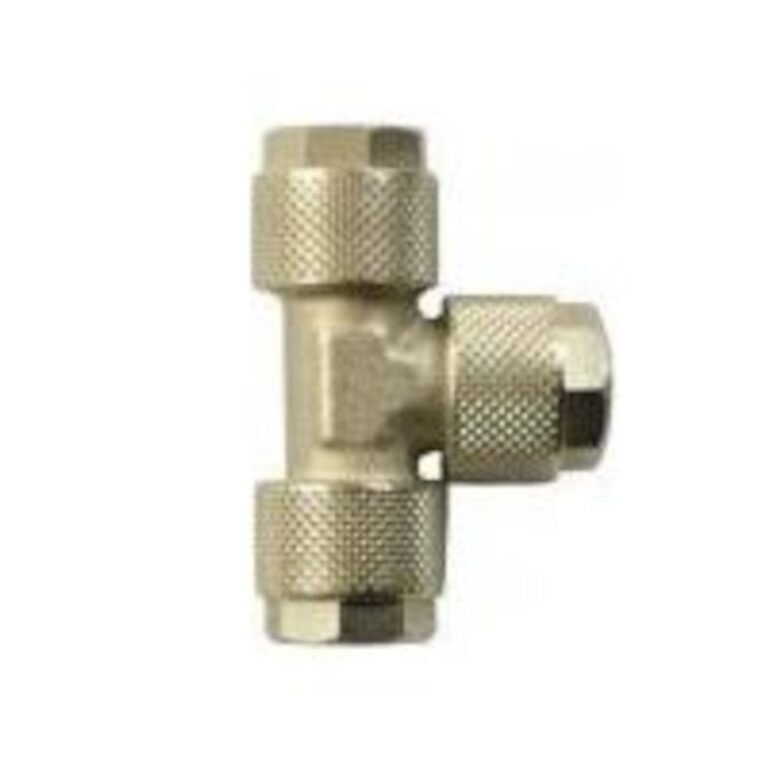 Złączka pneumatyczna Trójnik Metalowy Skręcany wąż 12/10 mm RPUTS-12 Złączka pneumatyczna Trójnik Metalowy Skręcany wąż 12/10 mm RPUTS-12