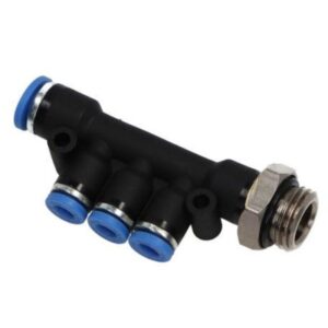 Złączka pneumatyczna rozgałęźna 8/6 z gwintem 1/4 Złączka pneumatyczna rozgałęźna 8/6 z gwintem 1/4