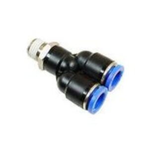 Trójnik złączka pneumatyczna Y wtykowa na wąż 6mm gwint 3/8 PX06-G03