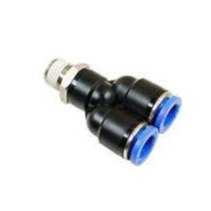 Trójnik złączka pneumatyczna Y wtykowa na wąż 10mm gwint 3/8 PX10-G03