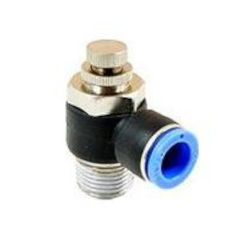Zawór pneumatyczny regulator przepływu wąż 6mm gwint 1/4 SC-06-1/4