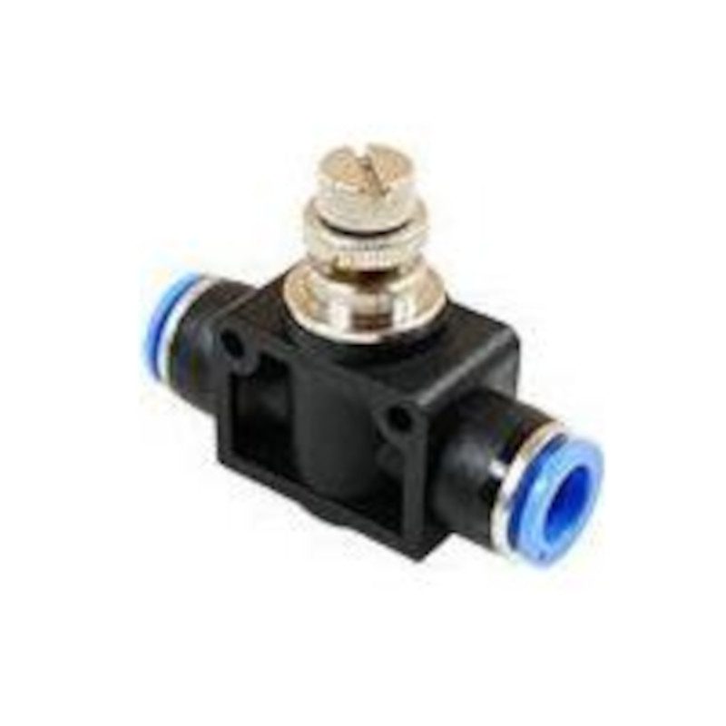 Zawór pneumatyczny regulator przepływu wąż 10mm dławik LSA10