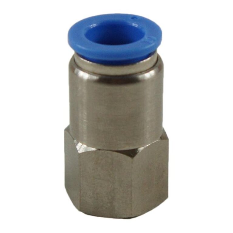 Złączka wtykowa żeńska wąż 4mm wewnętrzny gwint 1/8" PCF04-G01 Złączka wtykowa żeńska wąż 4mm wewnętrzny gwint 1/8" PCF04-G01