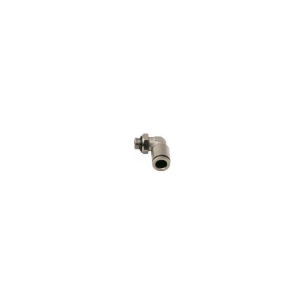 Złączka pneumatyczna kątowa wąż 6mm gwint 1/8" METAL MPL06-G01