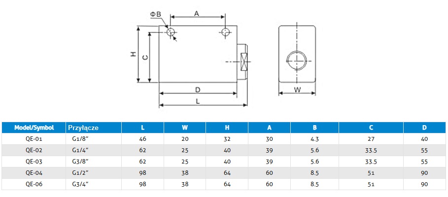 Zawór spustowy QE-04 1/2" Zawór spustowy QE-04 1/2"