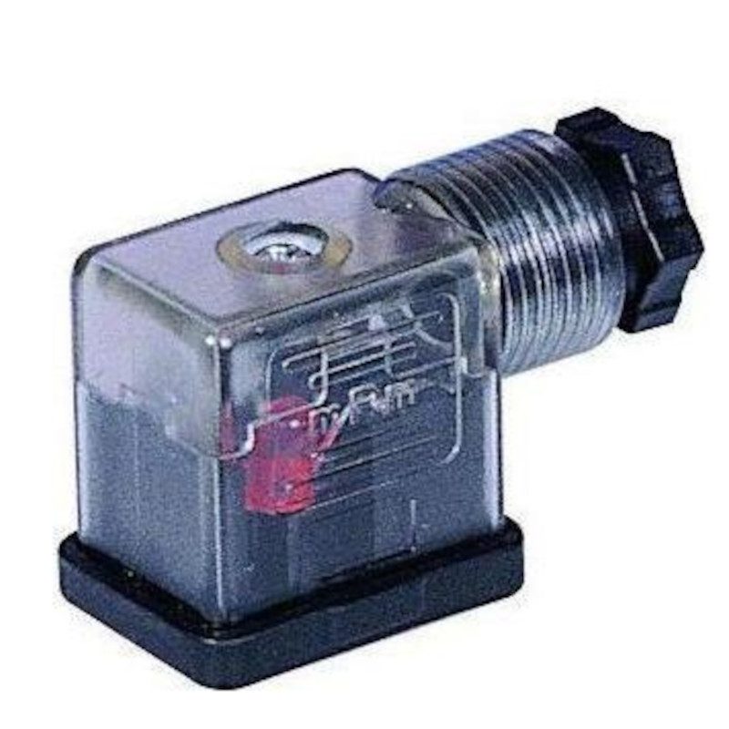 Wtyczka do cewki elektrozaworu z LED CD2-D4 22 mm 24V DC