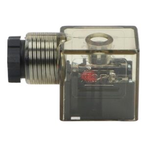 Wtyczka do cewki elektrozaworu z LED CD2-A2 22 mm 230V AC Wtyczka do cewki elektrozaworu z LED CD2-A2 22 mm 230V AC