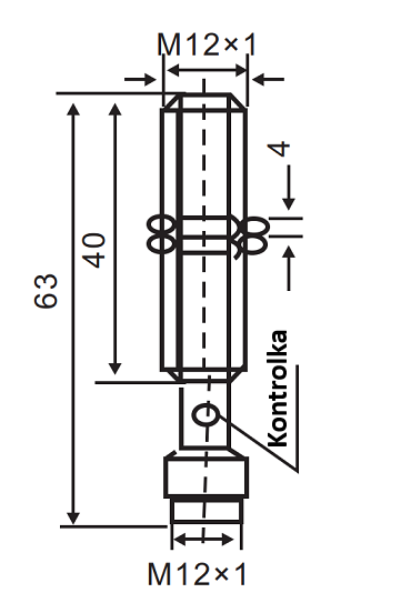 Czujnik indukcyjny LM12-3002NCT NPN NO/NC 2mm, zabudowany, 6-36V DC YUMO Czujnik indukcyjny LM12-3002NCT NPN NO/NC 2mm, zabudowany, 6-36V DC YUMO
