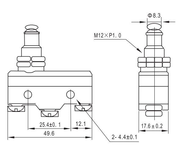 Mikroprzełącznik LTM-1307 Onpow Mikroprzełącznik LTM-1307 Onpow