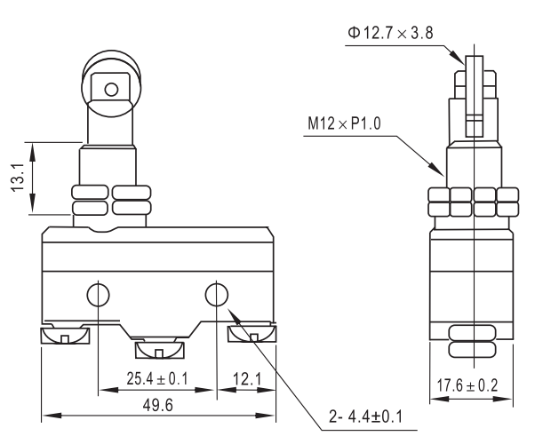 Mikroprzełącznik LTM-1308 Onpow Mikroprzełącznik LTM-1308 Onpow