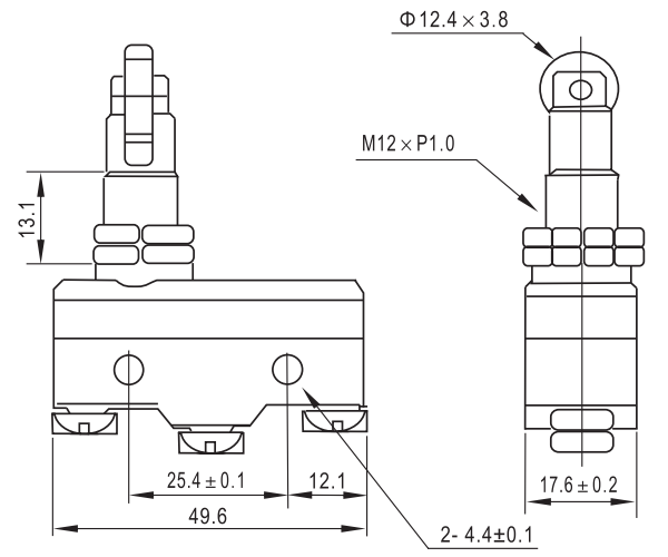 Mikroprzełącznik LTM-1309 Onpow Mikroprzełącznik LTM-1309 Onpow