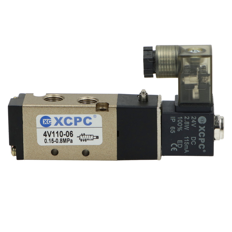 Elektrozawór pneumatyczny 5/2 monostabilny 1/8" 4V110-06NC-DC24V Elektrozawór pneumatyczny 5/2 monostabilny 1/8" 4V110-06NC-DC24V