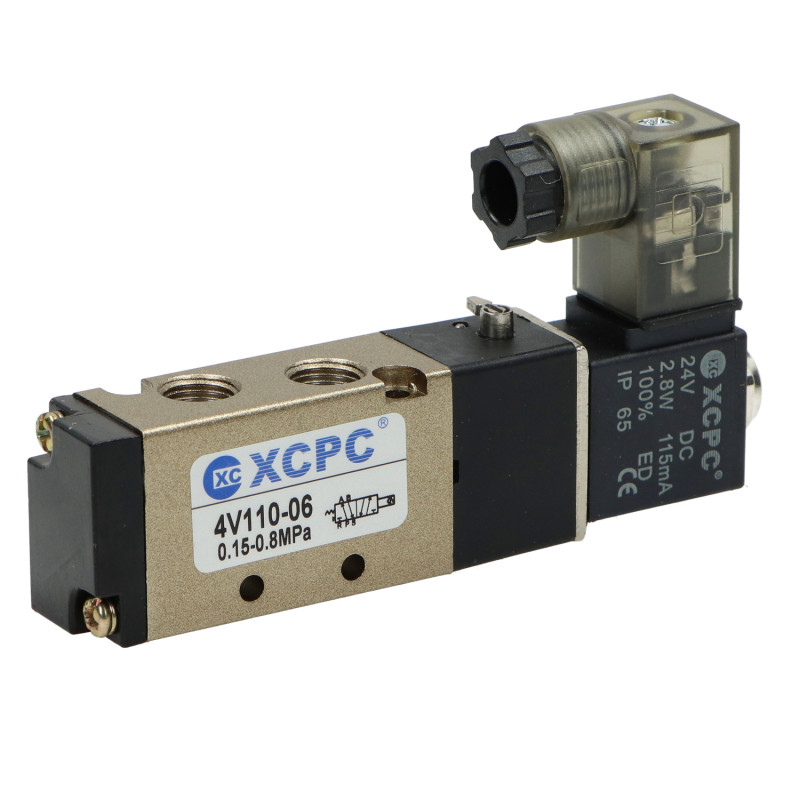 Elektrozawór pneumatyczny 5/2 monostabilny 1/8" 4V110-06NC-DC24V Elektrozawór pneumatyczny 5/2 monostabilny 1/8" 4V110-06NC-DC24V