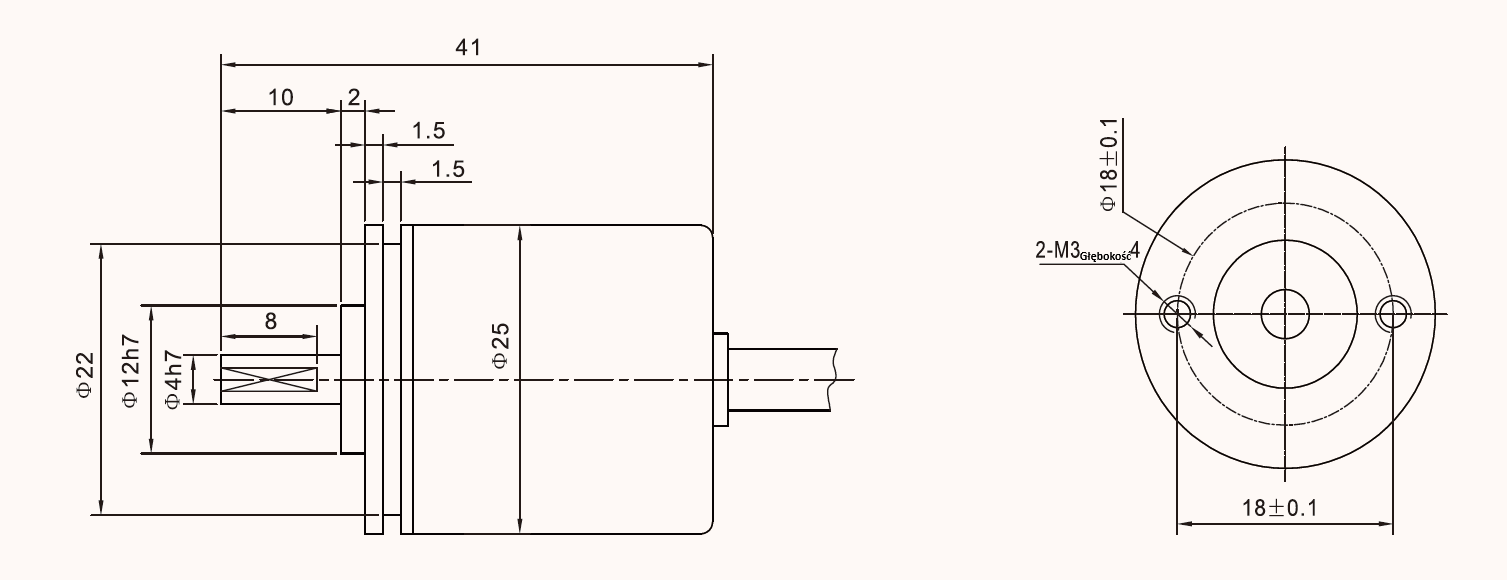 Enkoder inkrementalny obrotowy ISC2504-001E-360ABZ1-5-30C 360imp/obr 5-30VDC Push Pull Yumo Enkoder inkrementalny obrotowy ISC2504-001E-360ABZ1-5-30C 360imp/obr 5-30VDC Push Pull Yumo