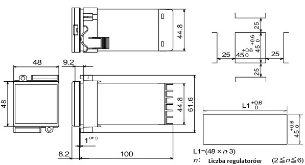 Regulator temperatury CH102FKO2-M*AN 1200C Yumo Regulator temperatury CH102FKO2-M*AN 1200C Yumo