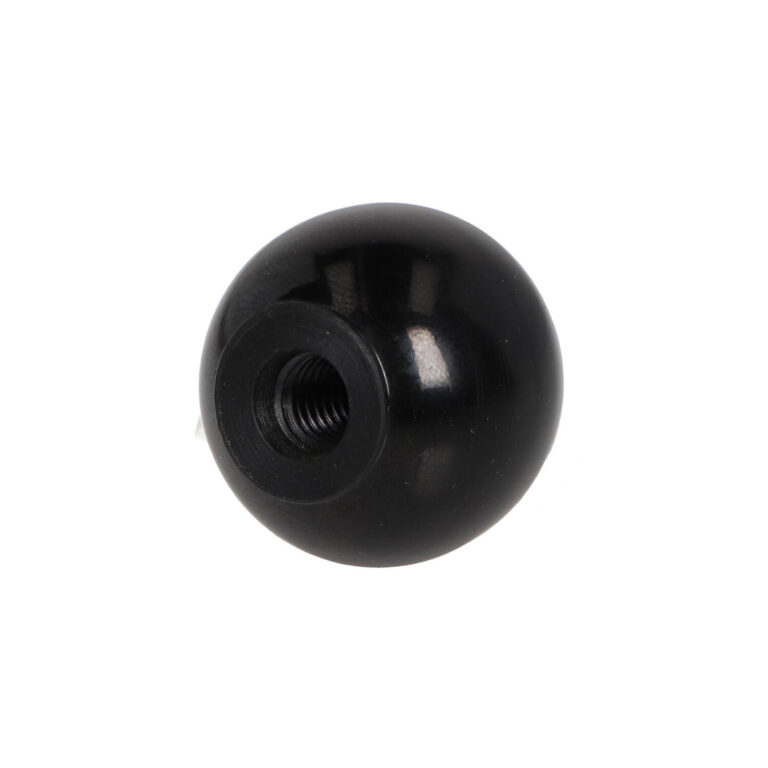 Gałka kulista M10 fi 32 mm z gwintem, czarna bakelit | Wagney BT.GK-M10-32-A-BK