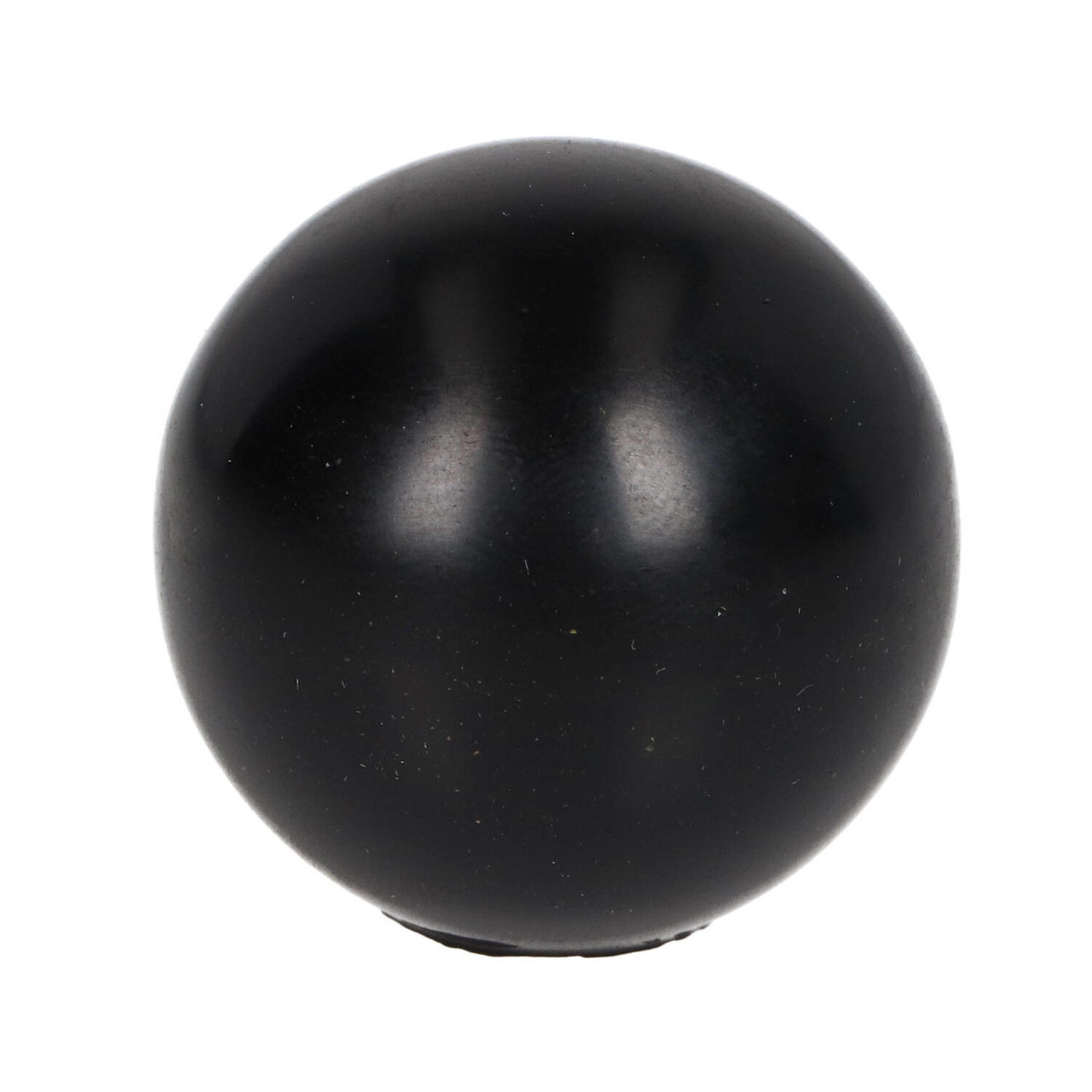 Gałka kulista M10 fi 32 mm z gwintem, czarna bakelit, wtopka miedziana | Wagney BT.GK-M10-32-B-BK Gałka kulista M10 fi 32 mm z gwintem, czarna bakelit, wtopka miedziana | Wagney BT.GK-M10-32-B-BK