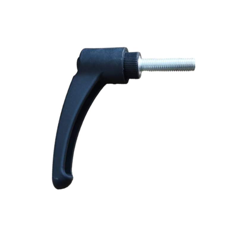 Dźwignia nastawna nylonowa 95 mm, trzpień gwintowany M12x63, czarna | Wagney BT.RH-95-M12x63-NY Dźwignia nastawna nylonowa 95 mm, trzpień gwintowany M12x63, czarna | Wagney BT.RH-95-M12x63-NY