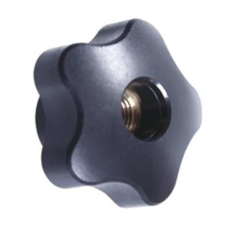 Pokrętło gwiazdowe pięcioramienne 32 mm, otwór gwintowany M6 | Wagney BT.PK5-32-M6