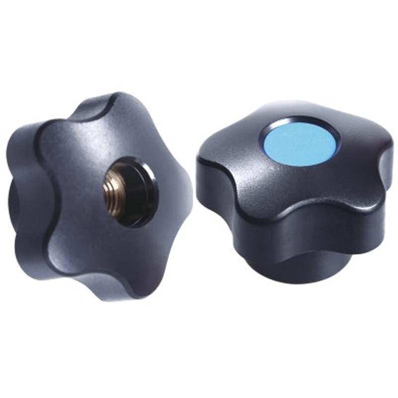 Pokrętło gwiazdowe pięcioramienne 50 mm, otwór gwintowany M10, czarne| Wagney BT.PK5-50-M10 Pokrętło gwiazdowe pięcioramienne 50 mm, otwór gwintowany M10, czarne| Wagney BT.PK5-50-M10