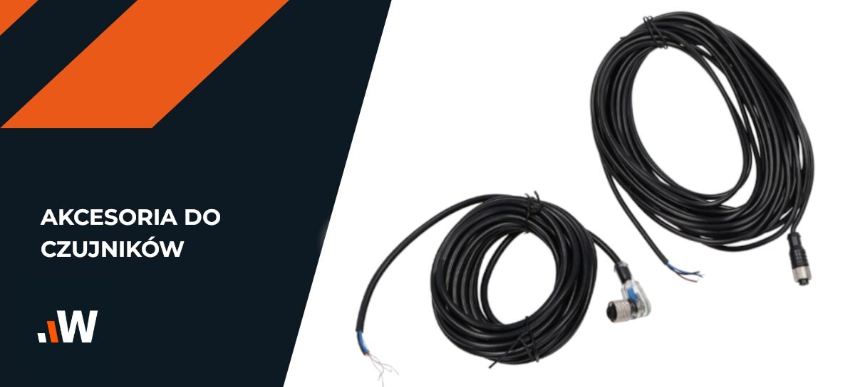 Kabel konektor żeński M12 kątowy 4-piny PNP 5m Yumo