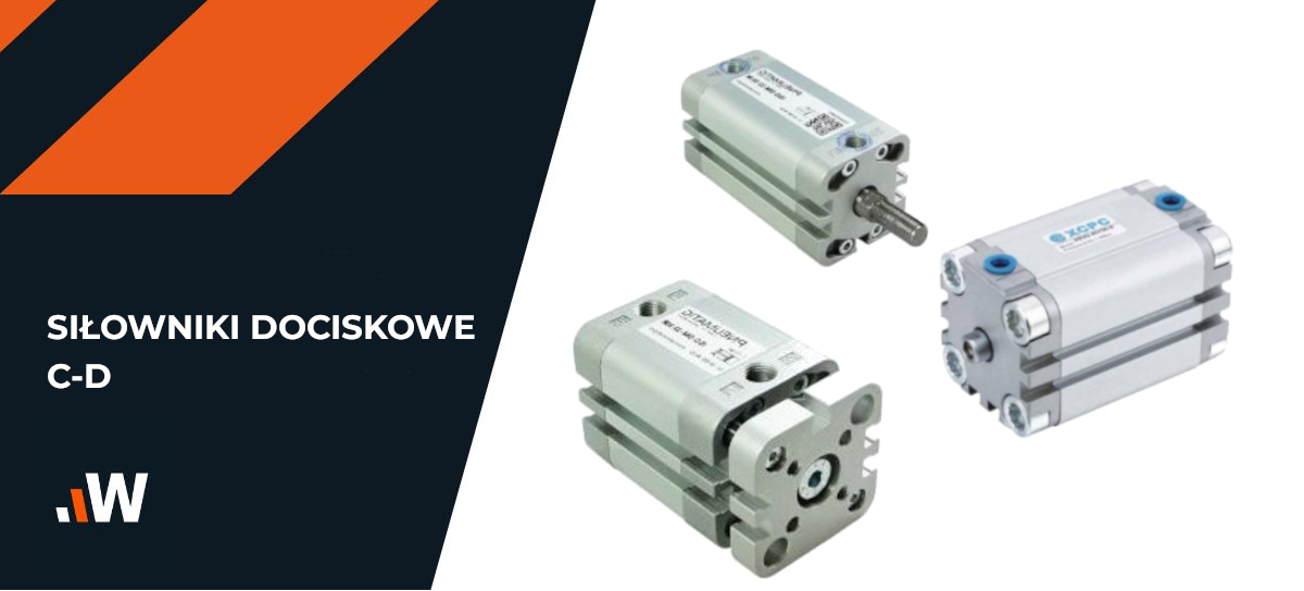 Siłownik pneumatyczny kompaktowy z gwintem wewnętrznym C-D 032 X 050