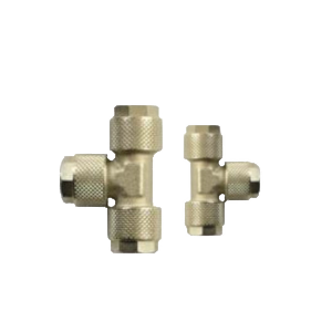 Trójniki skręcane T metalowe