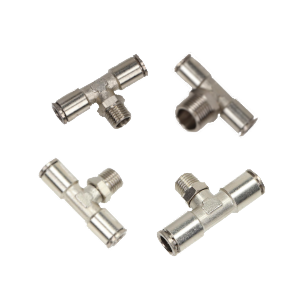 Trójniki wtykowe T metalowe