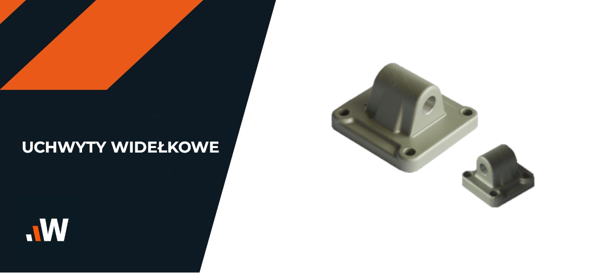 Uchwyt widełkowy ISO-CA-032 Mocowanie do siłownika D 32 mm Ucho proste