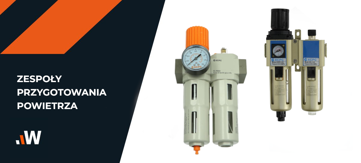 Stacja uzdatniania powietrza - filtroreduktor + naolejacz 550 l/min 1/4" AC2000