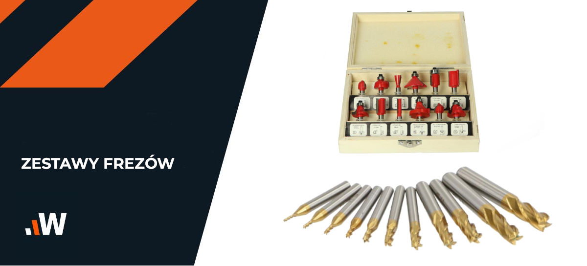 Zestaw frezów walcowo-czołowych VHM 1.5-6.0mm AlTiN - 7 elementów