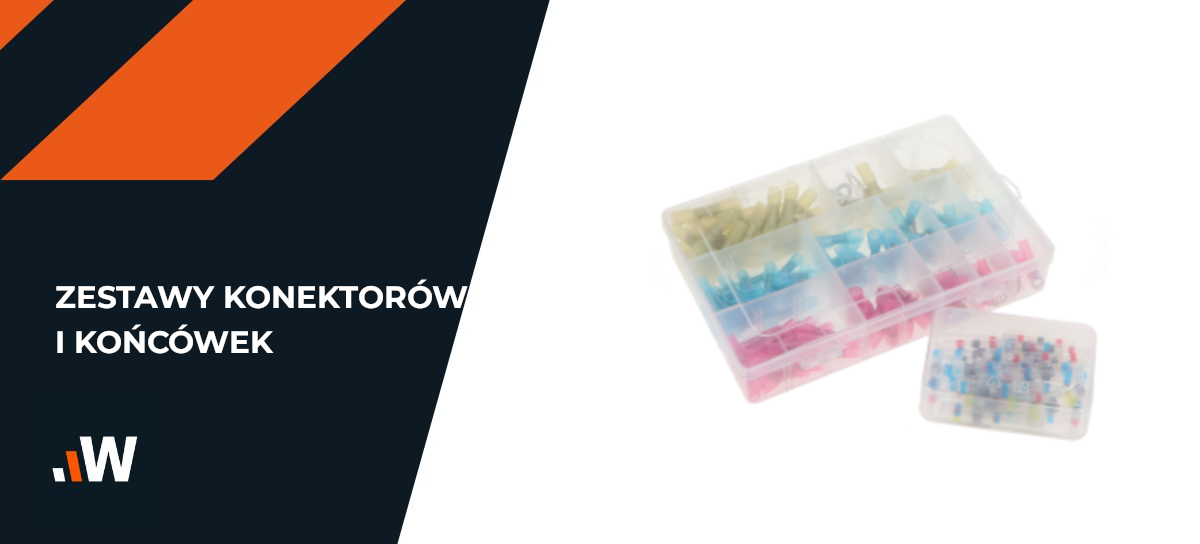 Zestaw konektorów kofekcjonowany, bullet, płaskie, oczkowe 142 szt
