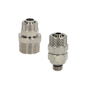 Złączki skręcane proste metalowe