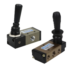 Zawory pneumatyczne z dźwignią