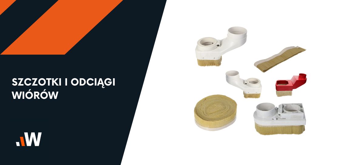 Odpylacz szczotkowy z pneumatycznym sterowaniem 100mm