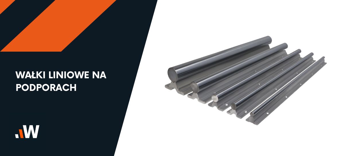 Prowadnica wałek liniowy z podporą PW20 - 3000 mm Prowadnica wałek liniowy z podporą PW20 - 3000 mm